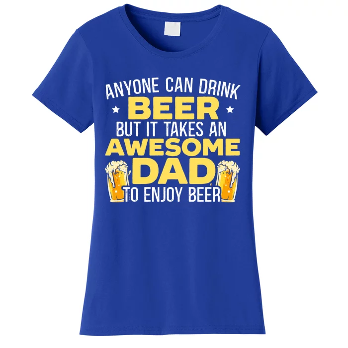 Beer Er Daddy Alcoholic Papa Fathers Day Fatherhood Great Gift Women's T-Shirt