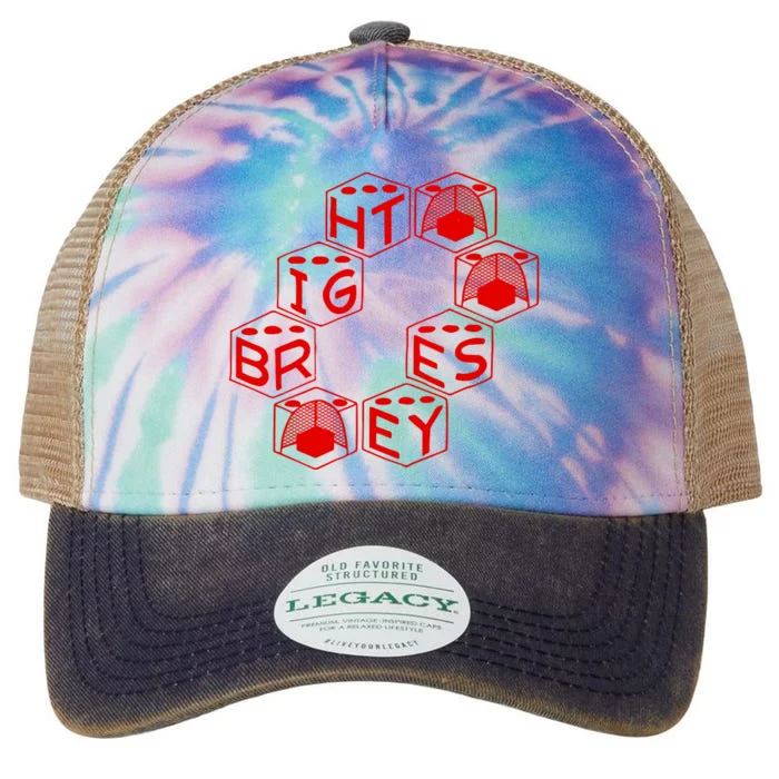 Bright Eyes Dice Logo Legacy Tie Dye Trucker Hat