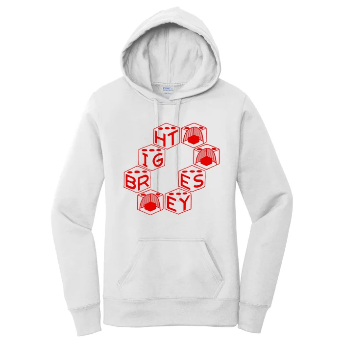 Bright Eyes Dice Logo Women's Pullover Hoodie