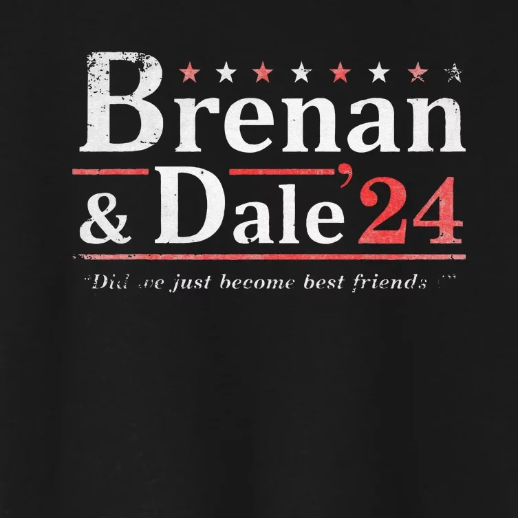 Brennan Election Dale 2024 Prestige Worldwide Funny Support Women's Crop Top Tee