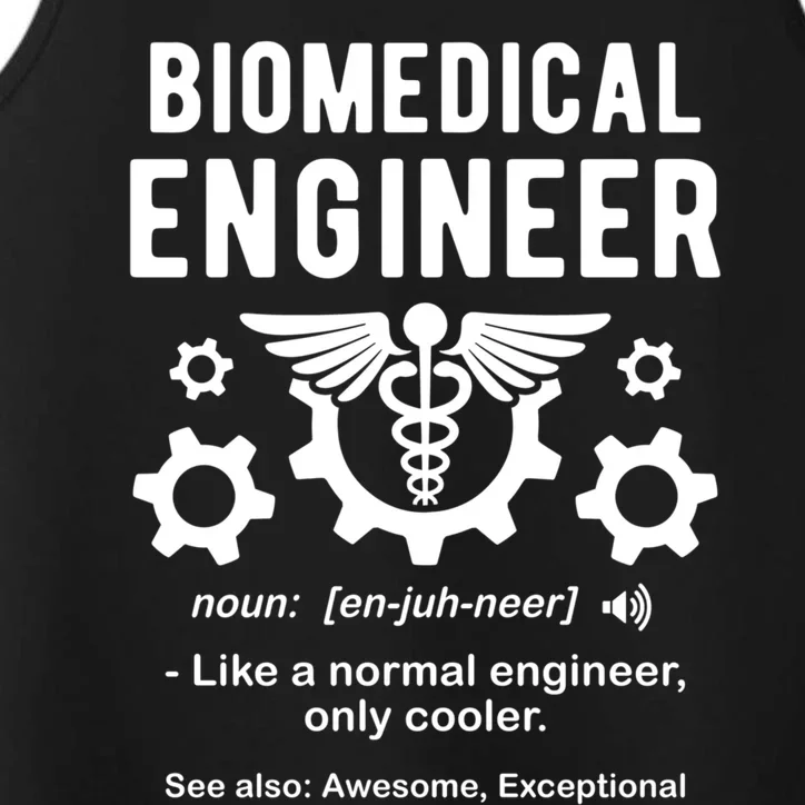 Biomedical Engineer Definition Funny Biomedical Engineering Gift Performance Tank