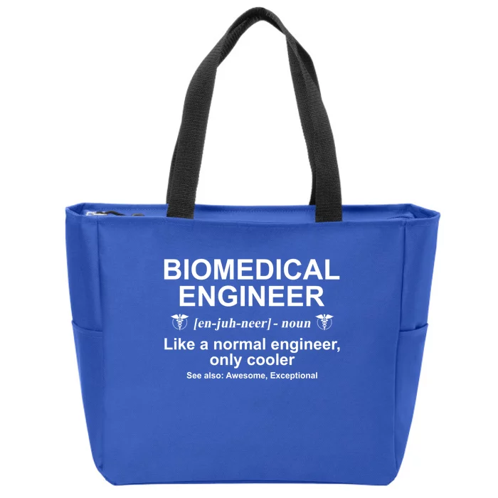 Biomedical Engineer Definition Funny Biomedical Engineering Gift Zip Tote Bag