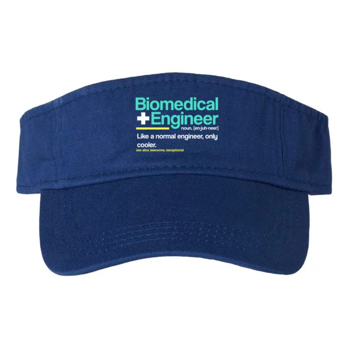 Biomedical Engineer Definition Funny Engineering G Cool Gift Valucap Bio-Washed Visor