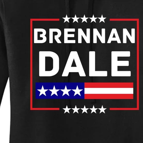 Brennan Election Dale 2024 Prestige Worldwide Funny Support Women's Pullover Hoodie