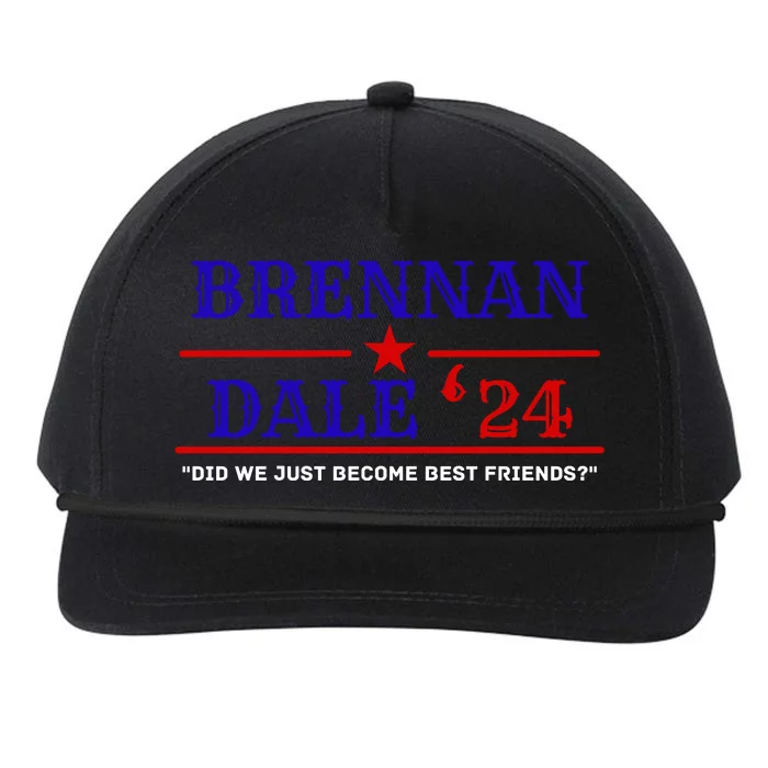 Brennan Election Dale 2024 DID WE JUST BECOME BEST FRIENDS Snapback Five-Panel Rope Hat