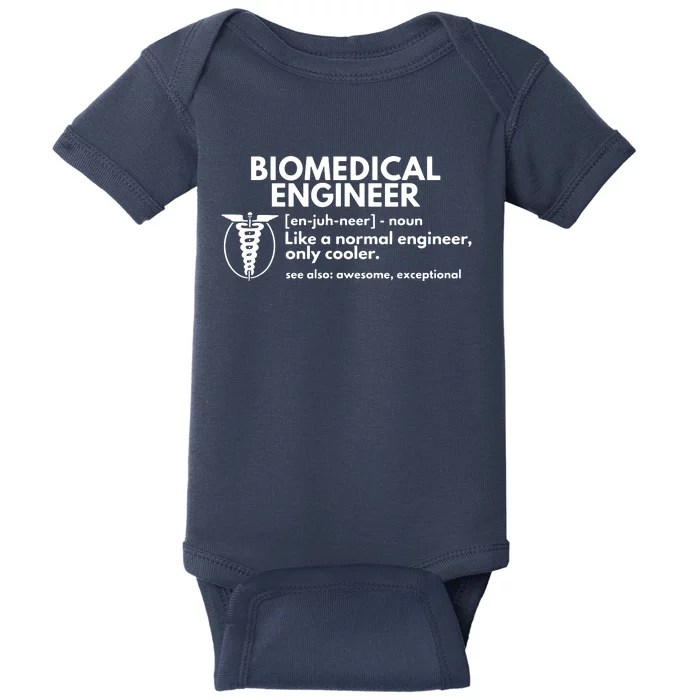 Biomedical Engineer Definition Funny Engineering Gift Baby Bodysuit