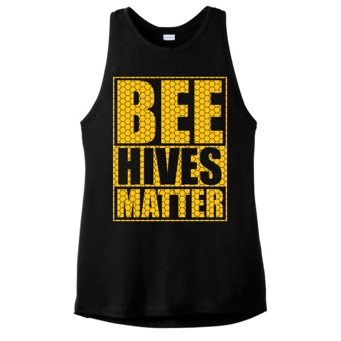 Bee Hives Matter Ladies Tri-Blend Wicking Tank