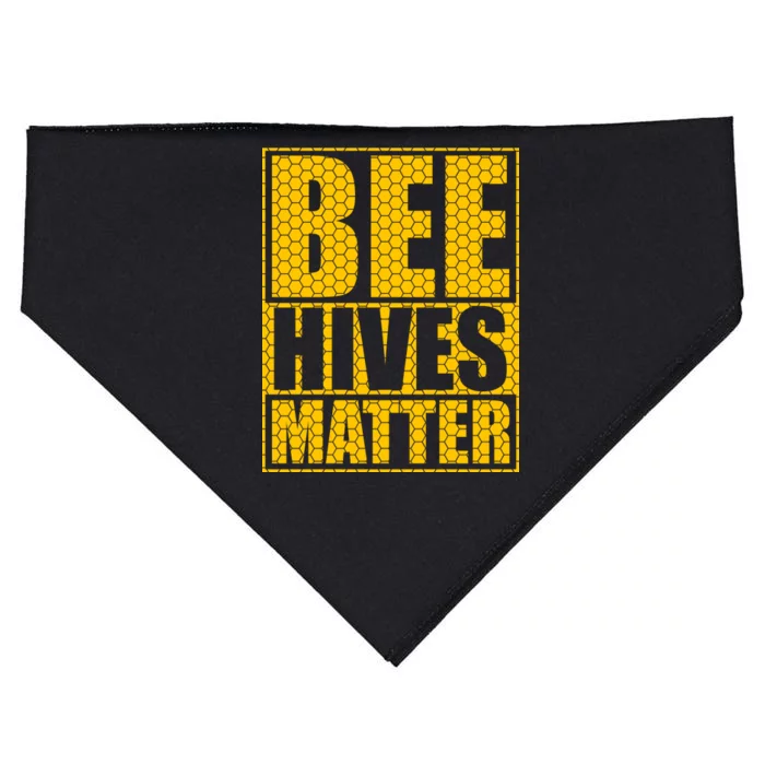 Bee Hives Matter USA-Made Doggie Bandana