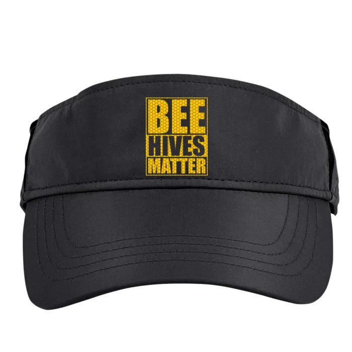 Bee Hives Matter Adult Drive Performance Visor