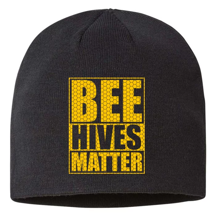 Bee Hives Matter 8 1/2in Sustainable Knit Beanie