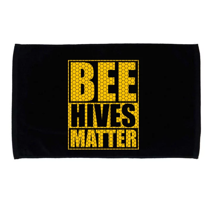 Bee Hives Matter Microfiber Hand Towel