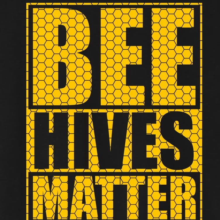 Bee Hives Matter Women's Crop Top Tee