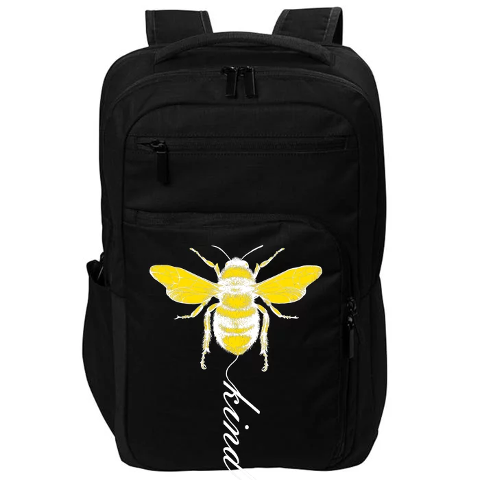 Bee Kind Bumblebee Script Impact Tech Backpack