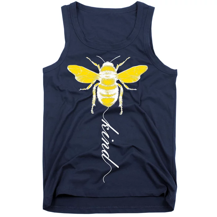 Bee Kind Bumblebee Script Tank Top