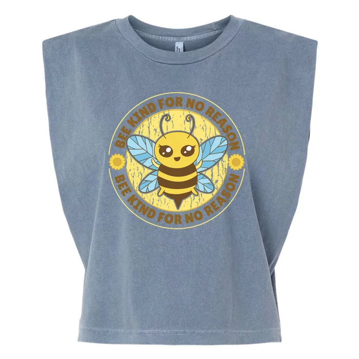 Bee Kind For No Reason Garment-Dyed Women's Muscle Tee