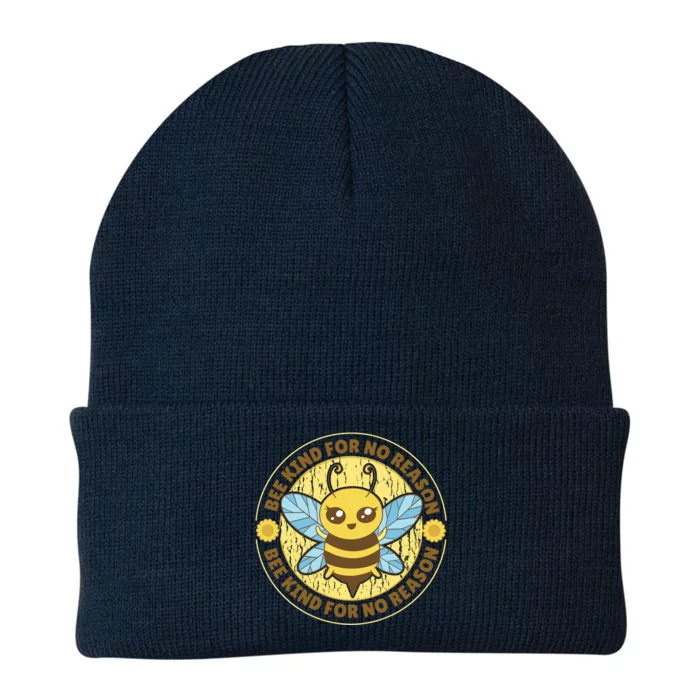 Bee Kind For No Reason Knit Cap Winter Beanie