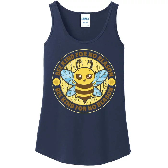 Bee Kind For No Reason Ladies Essential Tank