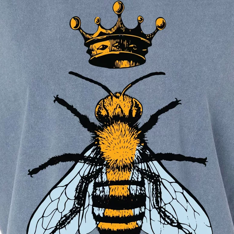 Bee King Crown Garment-Dyed Women's Muscle Tee