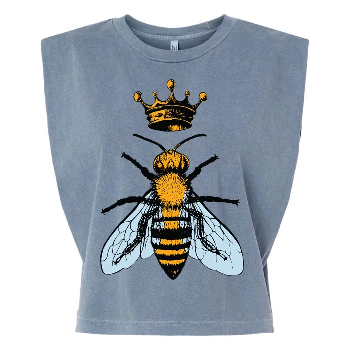 Bee King Crown Garment-Dyed Women's Muscle Tee