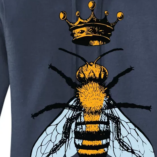 Bee King Crown Women's Pullover Hoodie