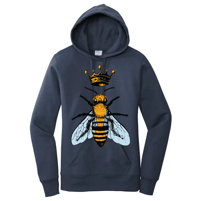 Bee King Crown Women's Pullover Hoodie