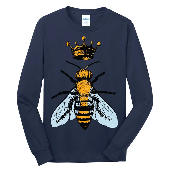 Bee King Crown Tall Long Sleeve T-Shirt