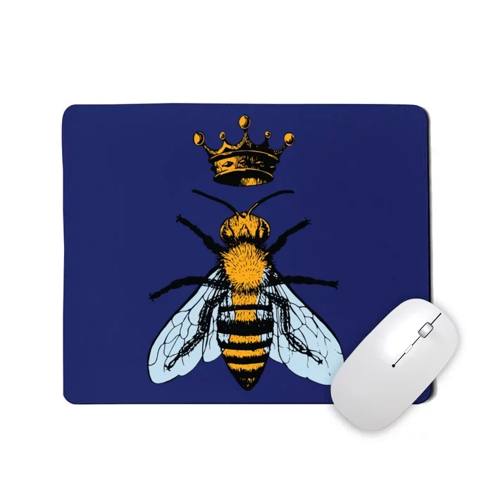 Bee King Crown Mousepad