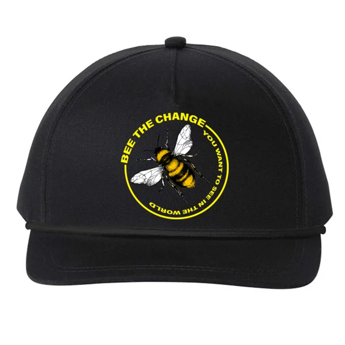 Bee The Change Snapback Five-Panel Rope Hat