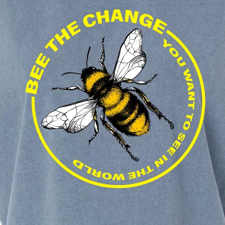 Bee The Change Garment-Dyed Women's Muscle Tee