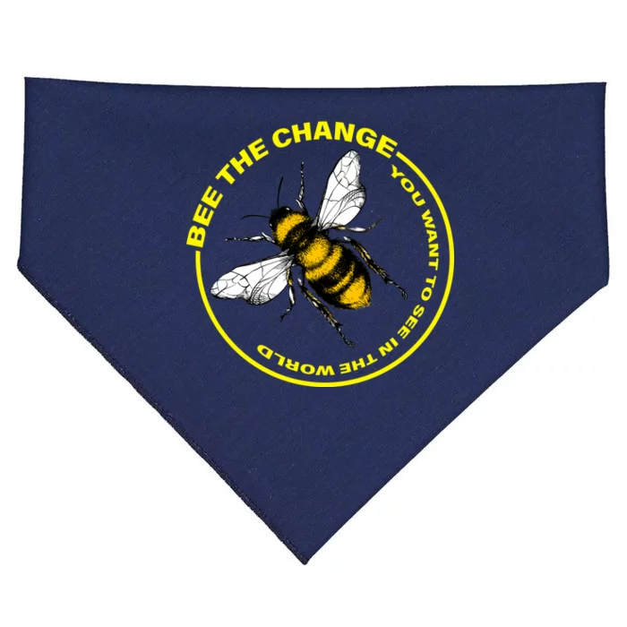 Bee The Change USA-Made Doggie Bandana