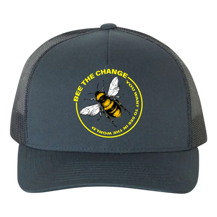 Bee The Change Yupoong Adult 5-Panel Trucker Hat