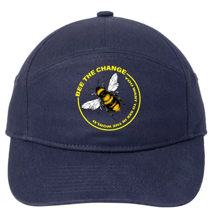 Bee The Change 7-Panel Snapback Hat