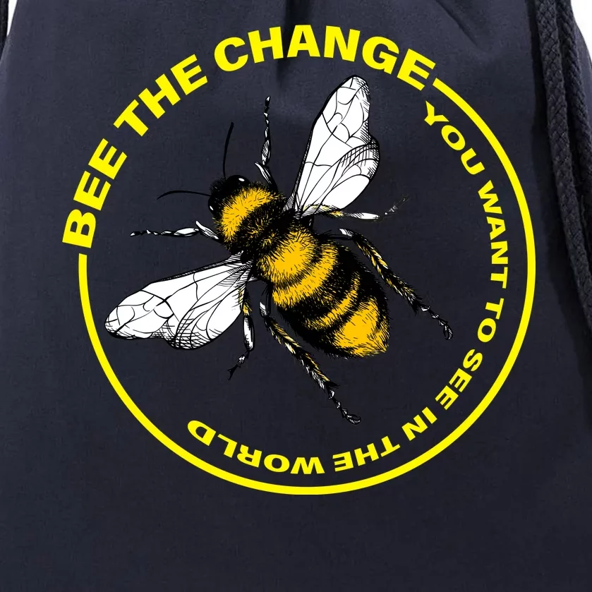 Bee The Change Drawstring Bag