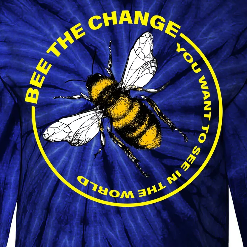 Bee The Change Tie-Dye Long Sleeve Shirt