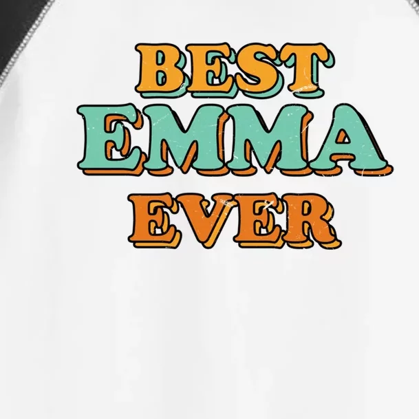 Best Emma Ever Funny Name Humor Nickname Sarcastic Friends Great Gift Toddler Fine Jersey T-Shirt