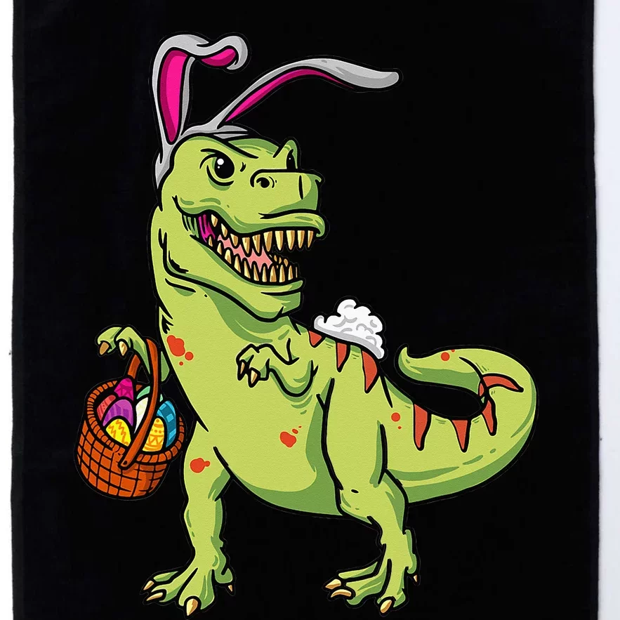 Bunny Ears Easter Egg Hunting Dinosaur Platinum Collection Golf Towel