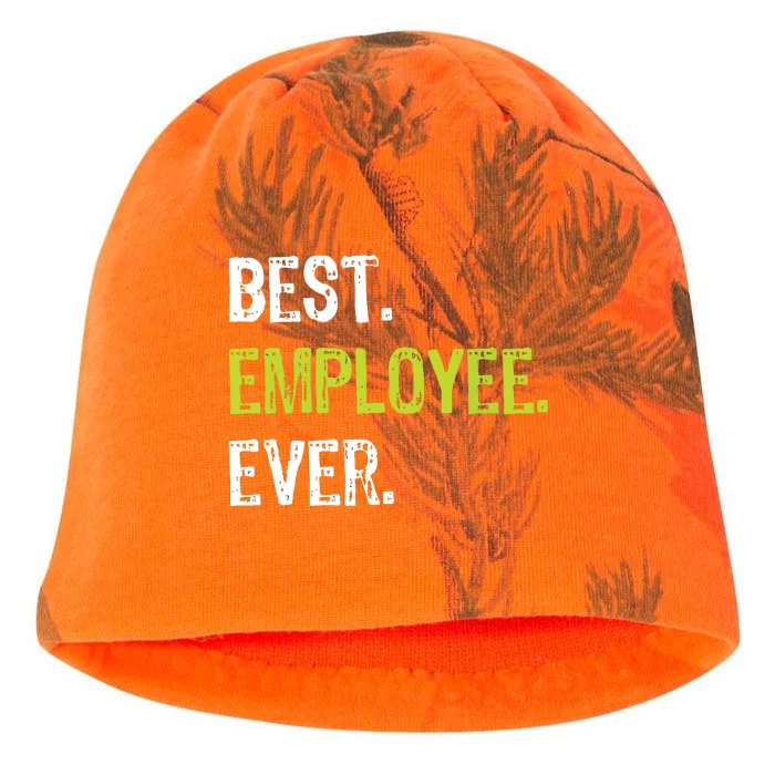 Best Employee Ever Employee Of The Month Kati - Camo Knit Beanie