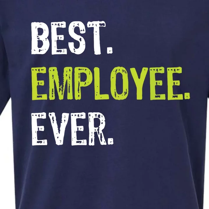 Best Employee Ever Employee Of The Month Sueded Cloud Jersey T-Shirt