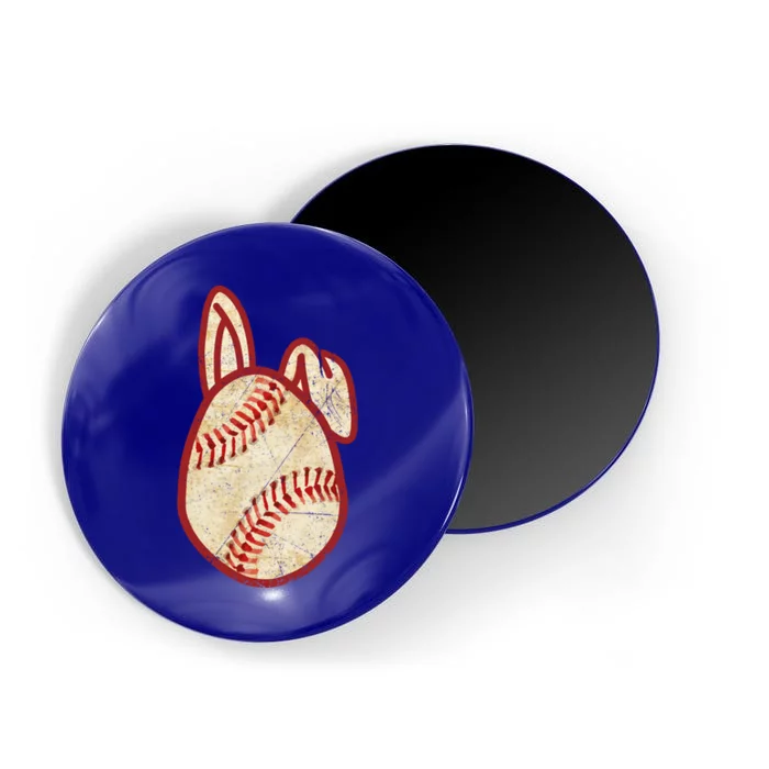 Baseball Easter Egg Rabbit Ears Bunny Funny Sport Gift Magnet