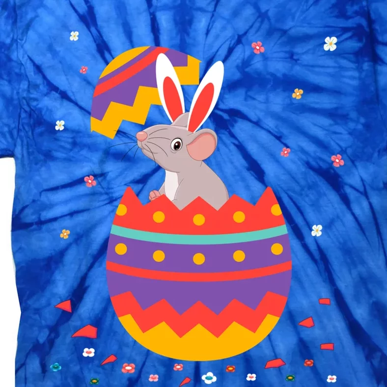 Bunny Ears Eggs Costume Cute Easter Day Graphic Rat Great Gift Tie-Dye T-Shirt