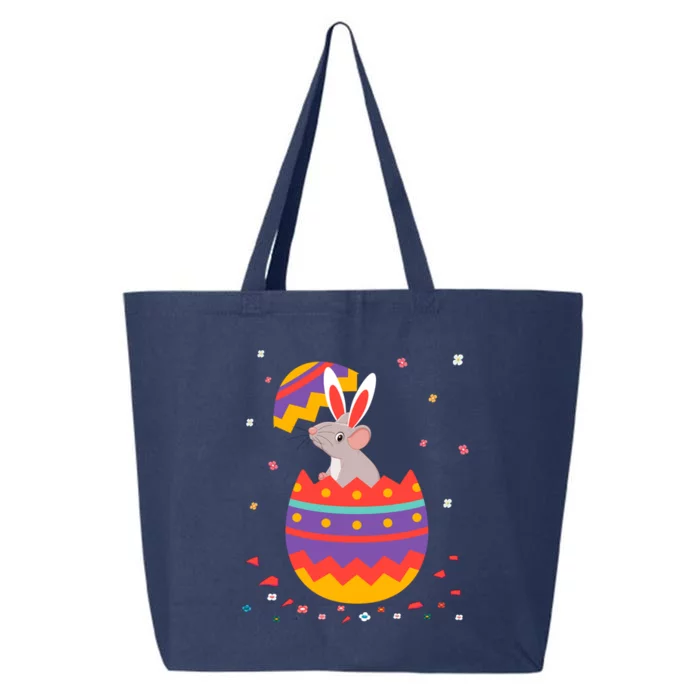 Bunny Ears Eggs Costume Cute Easter Day Graphic Rat Great Gift 25L Jumbo Tote