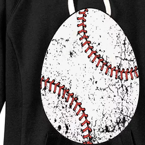 Baseball Easter Egg Women's Fleece Hoodie