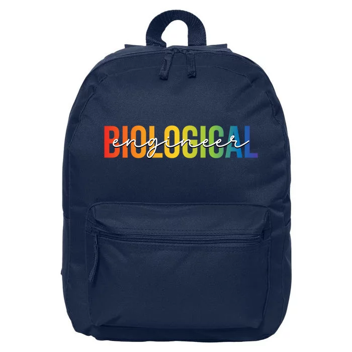 Biological Engineer Engineering Gifts Vintage 16 in Basic Backpack