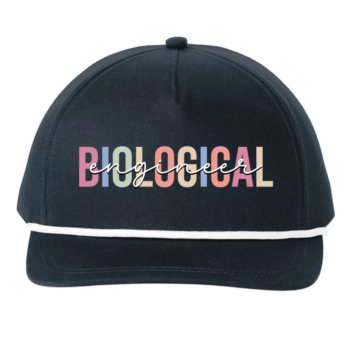 Biological Engineer Engineering Gift Snapback Five-Panel Rope Hat