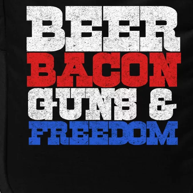 Beer Bacon Guns And Freedom Impact Tech Backpack