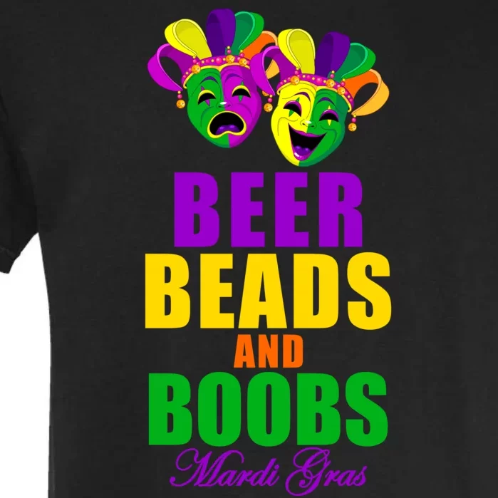 Beer Beads and Boobs Mardi Gras New Orleans Garment-Dyed Heavyweight T-Shirt