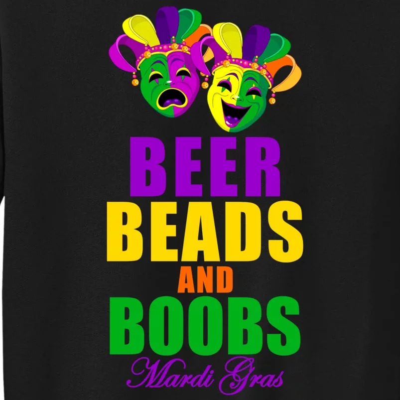 Beer Beads and Boobs Mardi Gras New Orleans Sweatshirt