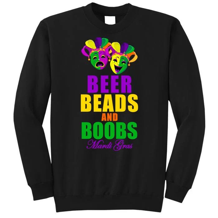 Beer Beads and Boobs Mardi Gras New Orleans Sweatshirt