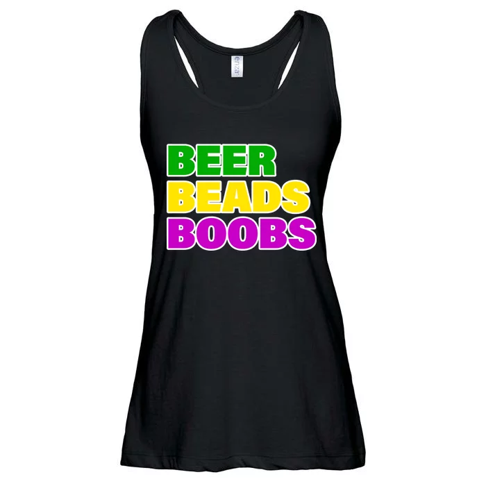 Beer Beads Boobs Ladies Essential Flowy Tank