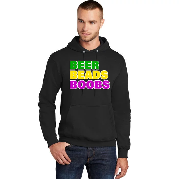 Beer Beads Boobs Tall Hoodie